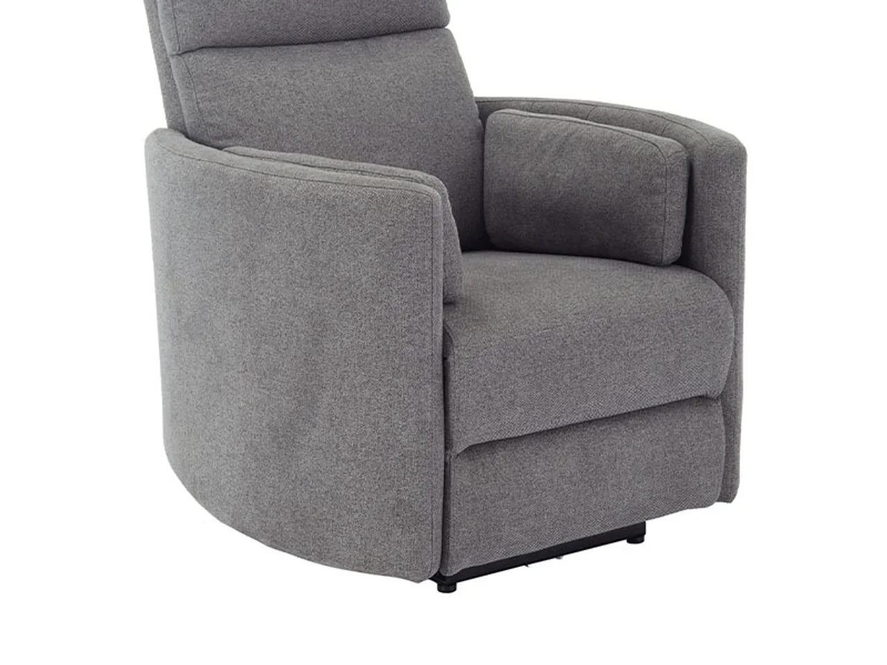 Chairmeng fabric power recliner armchair with a high padded back